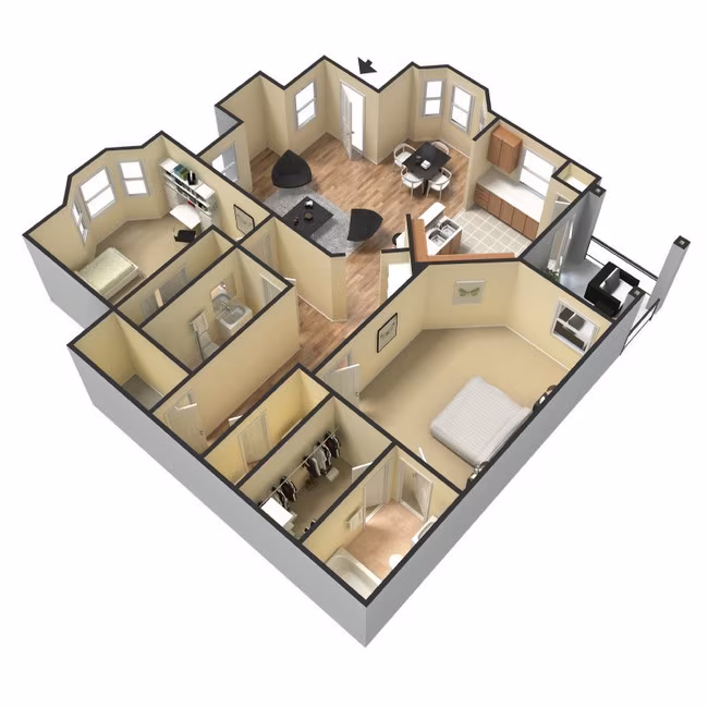 Unit 11302 11302 floor plan